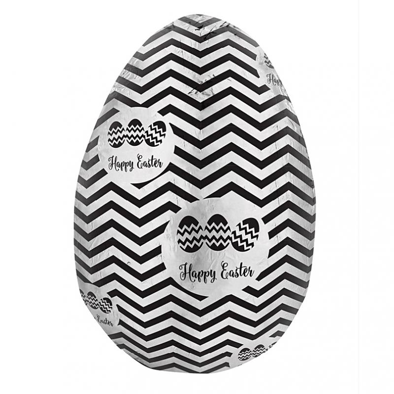Image of  Branded Printed Chocolate Easter Egg. Promotional 30g Foiled Easter Egg.
