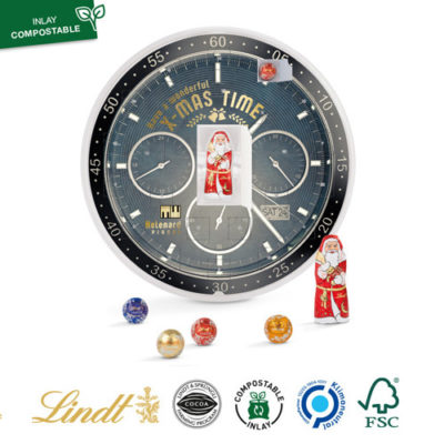 Image of Branded Round Lindt Promotional Advent Calendar