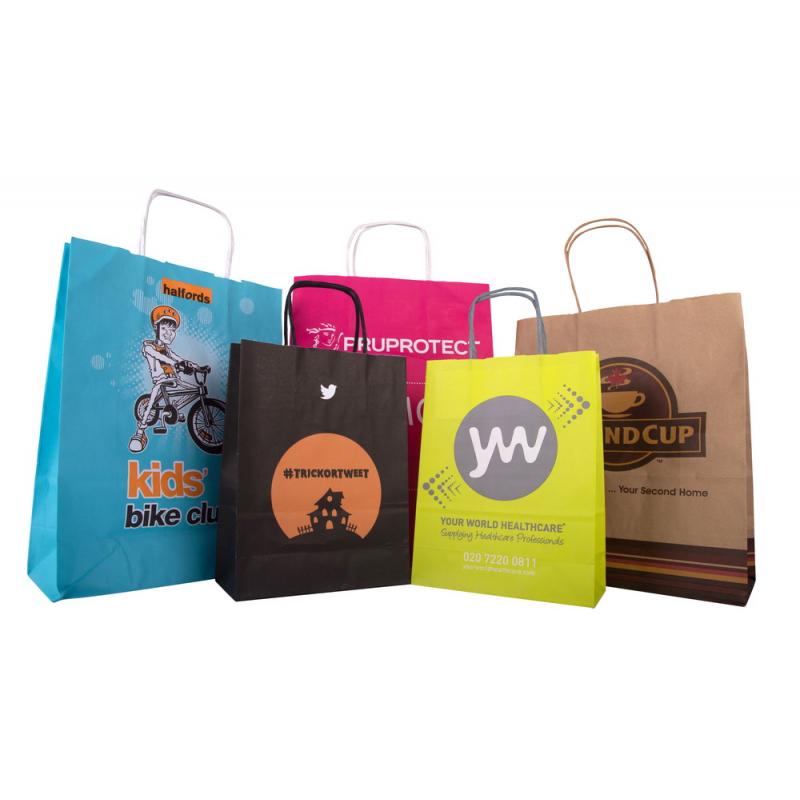 Image of Twisted Paper Handle Carrier Bag