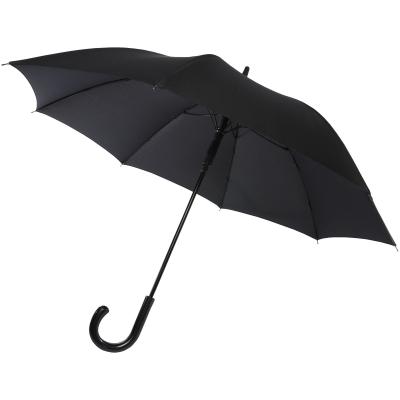 Image of Fontana 23 auto open umbrella with carbon look and crooked handle''