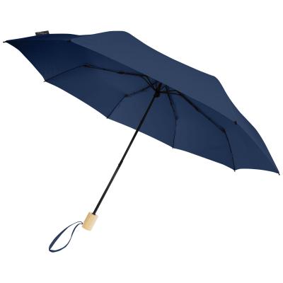Image of Birgit 21'' foldable windproof recycled PET umbrella