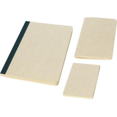 Image of Branded Verde 3 - Piece Grass Paper Stationery Gift Set