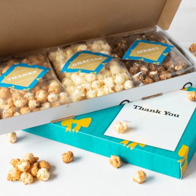 Image of Promotional 'Thank You' Gourmet Popcorn Letterbox Gift