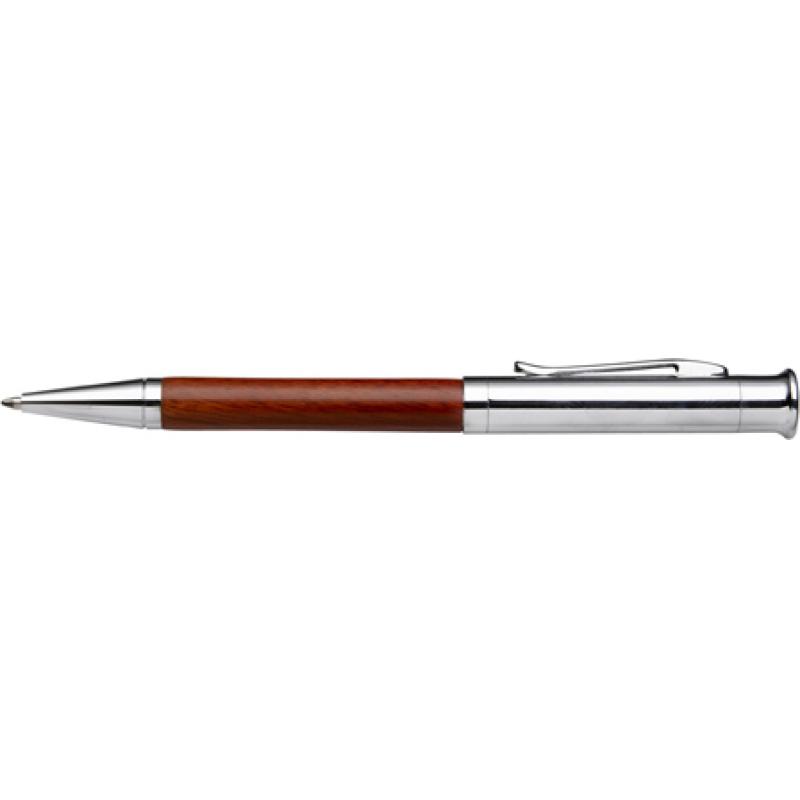 Image of Wooden ballpen and rollerball