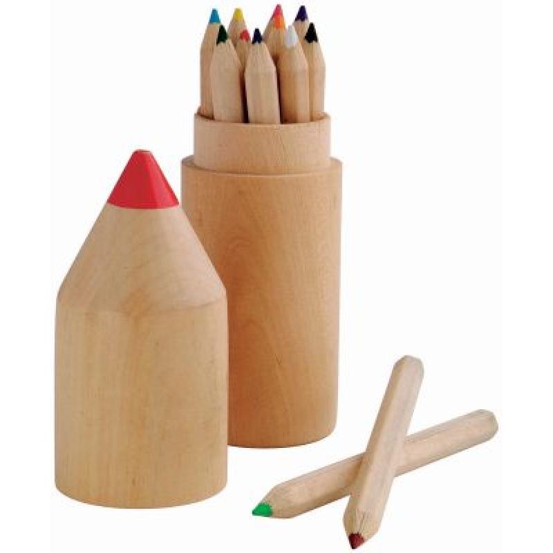 Image of Bossy 12-piece coloured pencil set