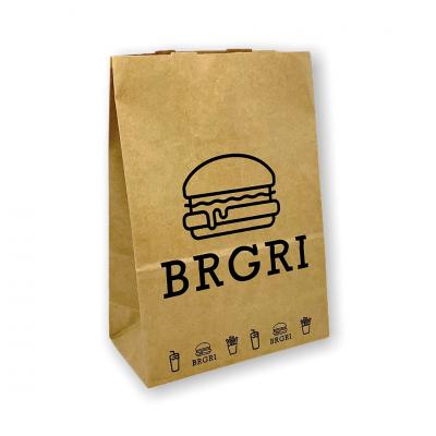 Image of Promotional Kraft Paper SOS Block Bottom Bags